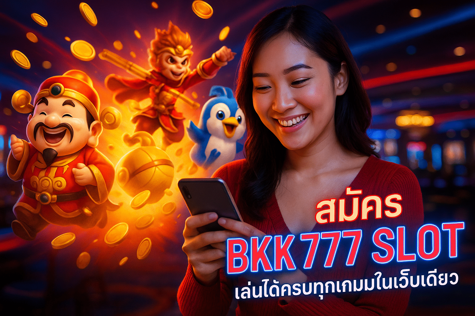 สมัคร BKK 777 SLOT เล่นได้ครบทุกเกมในเว็บเดียว