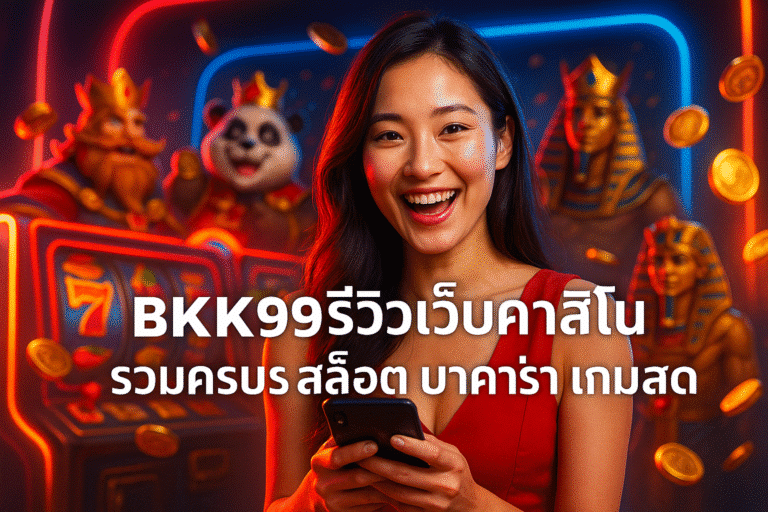 BKK99 รีวิวเว็บคาสิโน รวมครบสล็อต บาคาร่า เกมสด